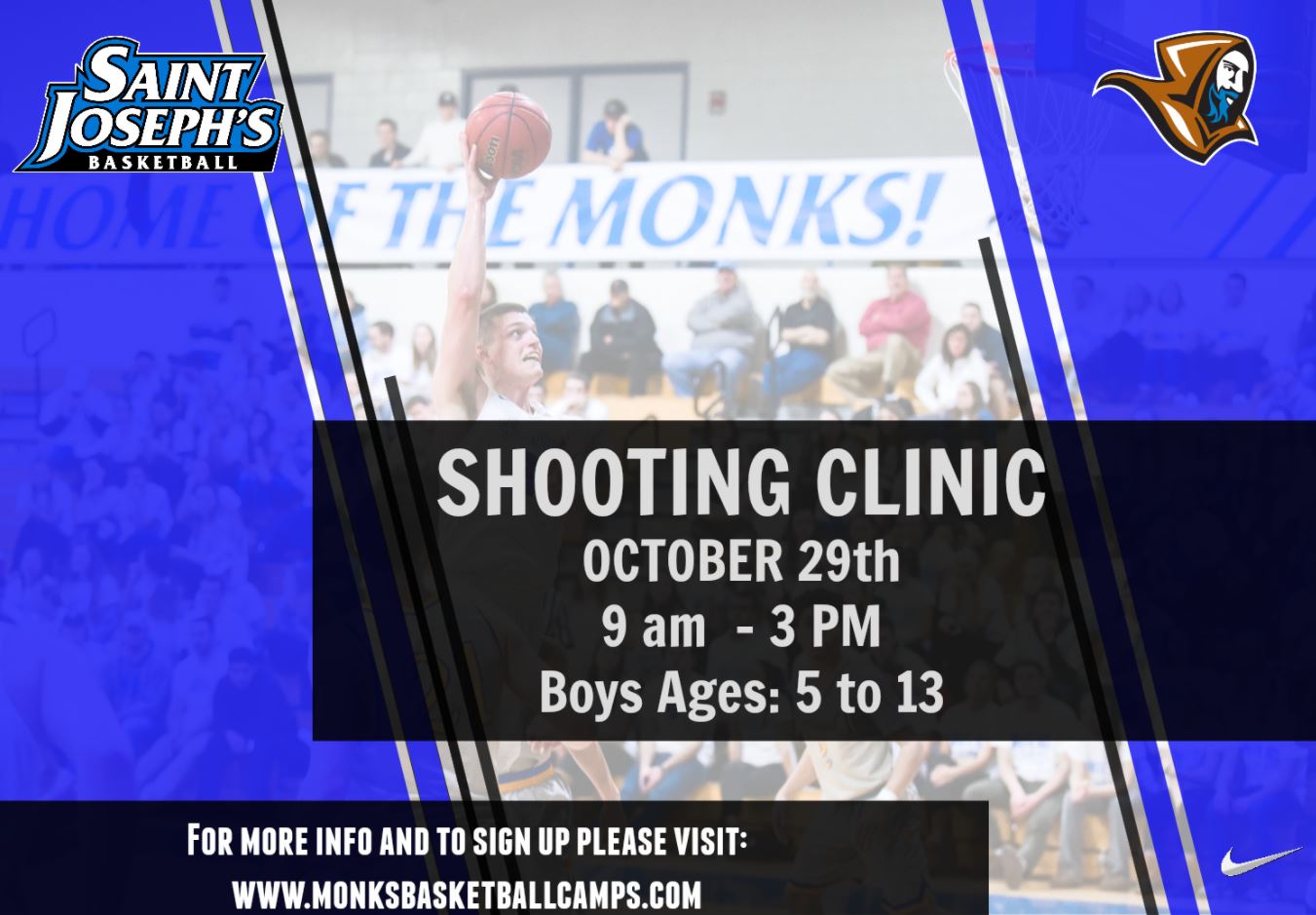 Standish Parks & Recreation Saint Joseph's College Basketball Shooting